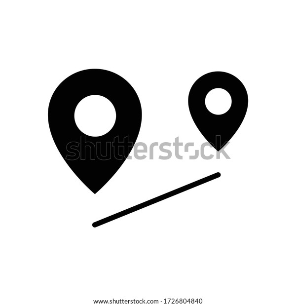 pinned icon location flat  vector
logo design trendy illustration signage symbol graphic
simple