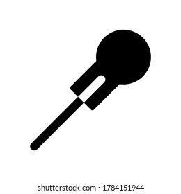 pinned icon with solid style icon