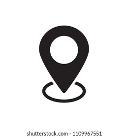 Pinpoint icon icon flat vector template design trendy