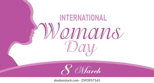 pinq womans day poster vector