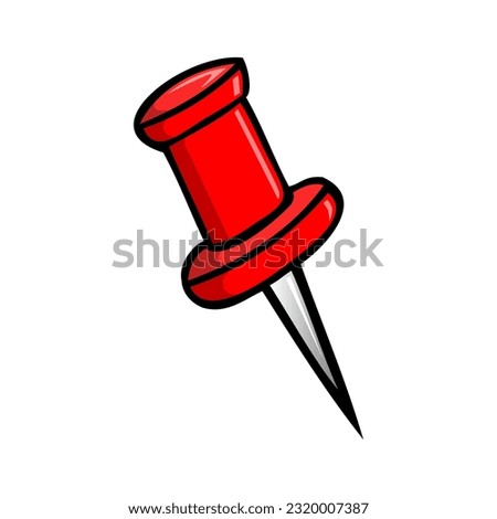 pins doodle vector illustration,isolated on white background,top view