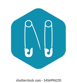 Pins icon. Simple illustration of pins vector icon for web