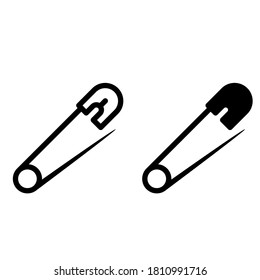 Pins Icon Vector set. clip illustration sign collection. clip symbol.