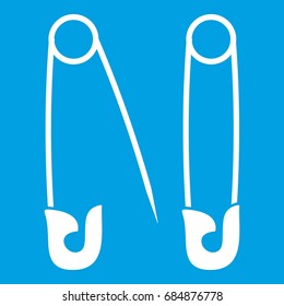 Pins icon white