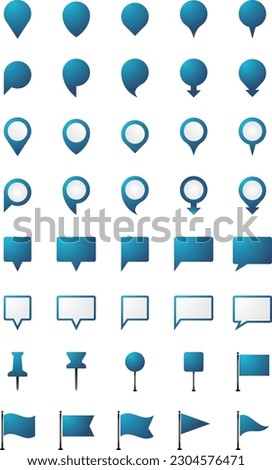 Pins Needles Flags And Magnets Location Pins Sign Icon Vector Illustrator.