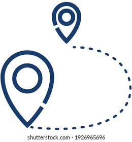 Pins Pointers Location Line Style Icon