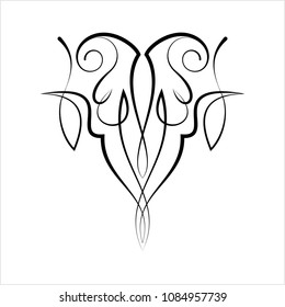 Pinstripe Design Design Vector Art Illustration Stock Vector (Royalty ...