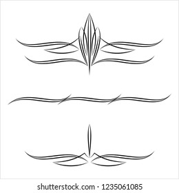 Pinstripe Design Design Vector Art Illustration
