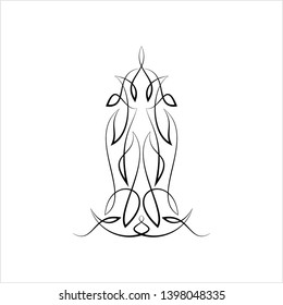 Pinstripe Design Design Vector Art Illustration