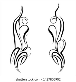Pinstripe Design Vector Art Illustration