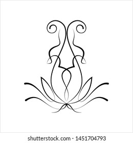 Pinstripe Design Vector Art Illustration