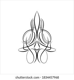 Pinstripe Design Design Vector Art Illustration Stock Vector (Royalty ...