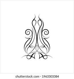 Pinstripe Design Vector Art Illustration