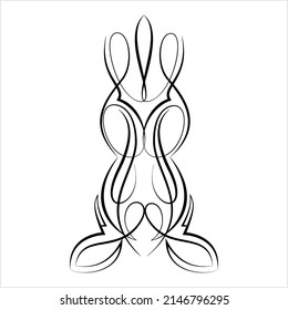 Pinstripe Design Design Vector Art Illustration