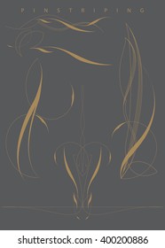 Pinstripe Graphic Vector