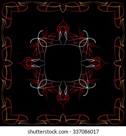 Pinstripe Graphics Corner, Border : Vinyl Ready Vector Art