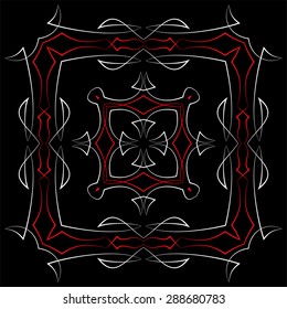 Pinstripe Graphics Cross : Vinyl Ready