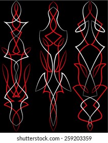Pinstripe Graphics : Vinyl Ready Vector Art