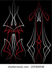 Pinstripe Graphics : Vinyl Ready Vector Art