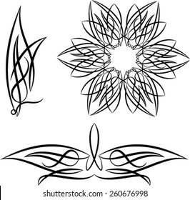 Pinstripe Graphics : Vinyl Ready Vector Art