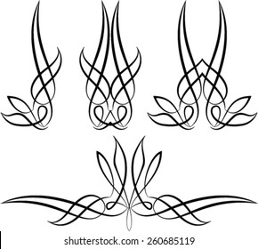 Pinstripe Graphics : Vinyl Ready Vector Art