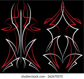 Pinstripe Graphics : Vinyl Ready Vector Art