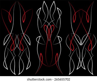 Pinstripe Graphics : Vinyl Ready Vector Art