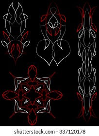 Pinstripe Graphics : Vinyl Ready Vector Art