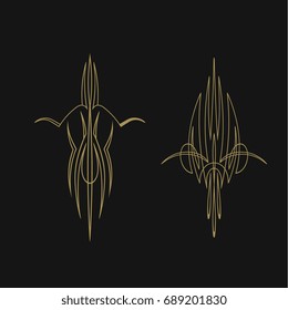 Pinstripe Vehicle Graphic Decorative Vector Vinyl Decal