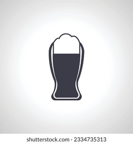 Pint of beer icon. beer icon.