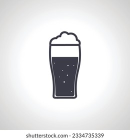 Pint of beer icon. beer icon.