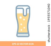 Pint Of Beer icon vector design. Carnival symbol for your website design, logo, app, UI. Eps10 vector illustration.