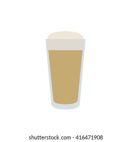 pint of beer icon. vector illustration