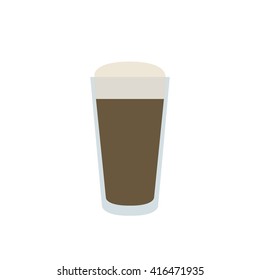 pint of beer icon. vector illustration