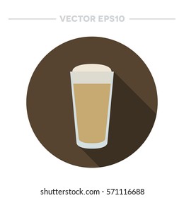 pint of beer icon. vector illustration