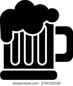 Pint of Beer New Creative Icon Design Vektor