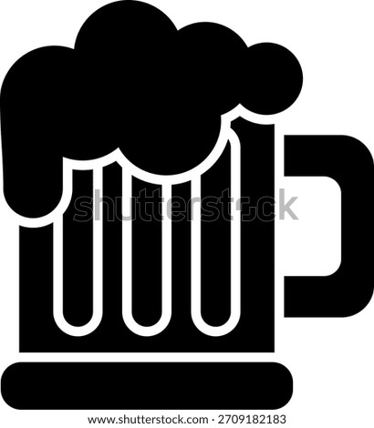 Pint Of Beer New Creative Icon Design Vector