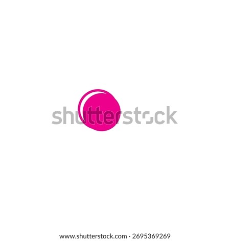 pint color double circle vector icon 