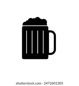 pint concept line icon. Simple element illustration. pint concept outline symbol design.