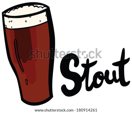 Pint of Traditional Stout Beer