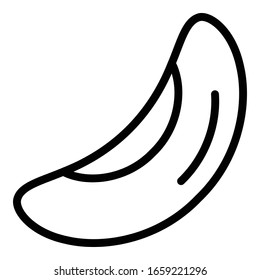 Pinto kidney bean icon. Outline pinto kidney bean vector icon for web design isolated on white background