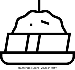 pintxo icon. Thin linear style design isolated on white background