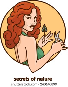 pin-up girl gardener