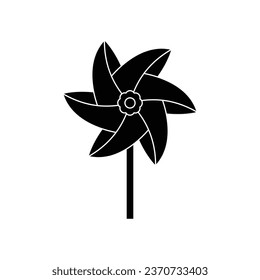 Pinwheel icon design. isolated on white background. vector illustration