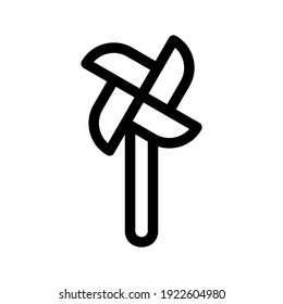 pinwheel icon or logo isolated sign symbol vector illustration - high quality black style vector icons

