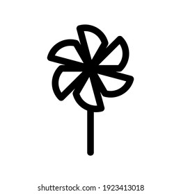 pinwheel icon or logo isolated sign symbol vector illustration - high quality black style vector icons
