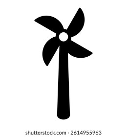 pinwheel icon, simple flat style, illustration, logo sign symbol pictogram template, for ui or ux isolated on white for mobile app, editable