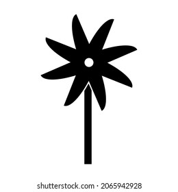 Icono de rueda, vector de stock, logotipo aislado en fondo blanco