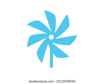 Ícone Pinwheel. Ilustração vetorial. fundo branco