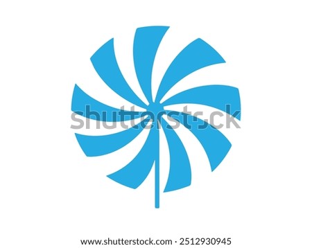 Pinwheel icon. Vector illustration. white background